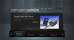 Desktop Screenshot of cerrajeriaunion.com