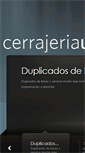 Mobile Screenshot of cerrajeriaunion.com
