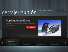 Tablet Screenshot of cerrajeriaunion.com